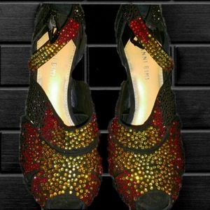 7.5 Gianni Bini Rhinestone Heels